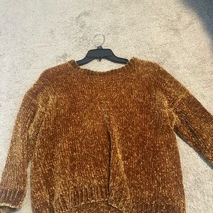 Cozy Brown Chenille Sweater